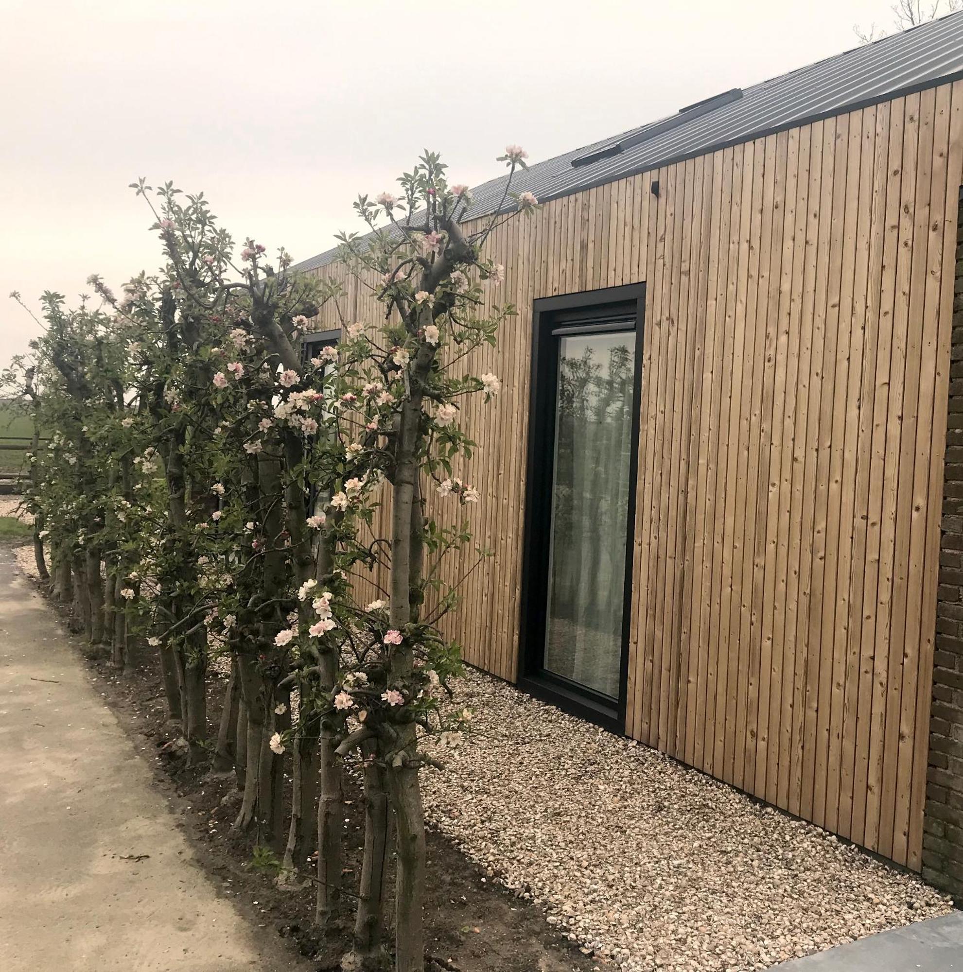 クラヒェンブルフ Bed En Brood In De Kapschuur - Boerderij De Zuiderkrib Bed & Breakfast エクステリア 写真
